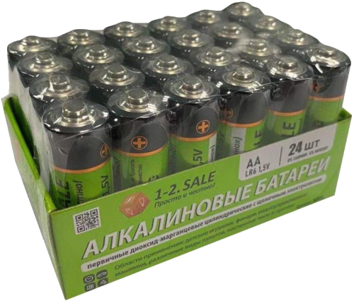 Пальчиковые батарейки АА 1-2.sale BOX24