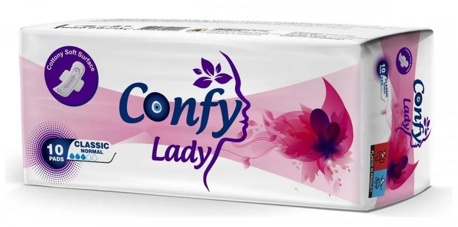 Прокладки CLASSIC NORMAL, 10шт Confy Lady