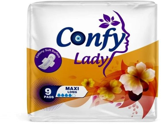 Прокладки MAXI LONG, 9шт Confy Lady