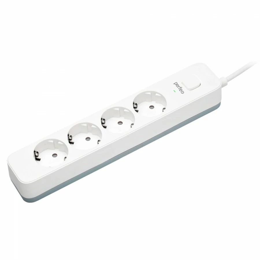 Perfeo Сетевой фильтр (удл.) POWER STREAM ПВС 3х0.8 4роз. 3м белый ...