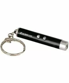 554522 - Ultraflash фонарь-брелок LED30L (3xG3) 1св/д + лазерная указка, BL (1)