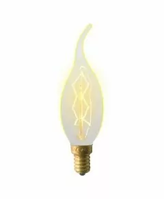 555096 - Лампа накал. Uniel LOFT CW35 E14 60W Свеча на ветру винтаж лампа накаливания IL-V-CW35-60/GOLDEN/E1 (1)