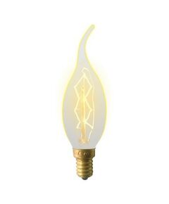 555096 - Лампа накал. Uniel LOFT CW35 E14 60W Свеча на ветру винтаж лампа накаливания IL-V-CW35-60/GOLDEN/E1 (1)