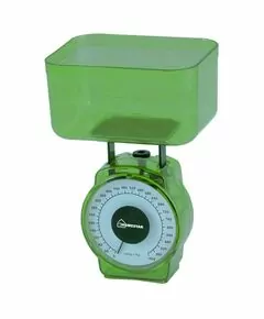 585052 - Весы кухон. механич. HomeStar HS-3004M (зеленые) до 1кг, деление 20гр, объем чаши 400мл, 2796 (1)