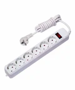 601569 - EKF Блокбастер XL сет.удл.-фильтр ПВС 3х1 16А 3200W 6 роз. 3 м (земля, КРЗ, перегруз) ABS/БЕЛЫЙ (1)