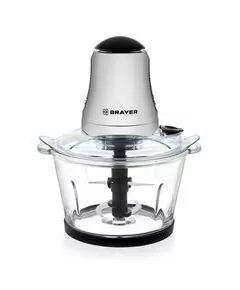 762896 - Измельчитель BRAYER 1402BR, 400Вт, емкость стекло 1,5л, 4 нерж.лезвия, включение на крышке (1)