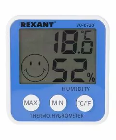 610082 - Метеостанция комнатная REXANT rx-108, 70-0520 (1)
