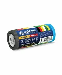 630900 - Safeline изолента ПВХ 15/5 Master комплект 7 цветов (цена за комплект), 150мкм, арт.22899 (1)