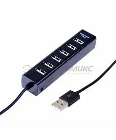 644690 - REXANT Разветвитель USB на 7 портов черный, 18-4107 (1)