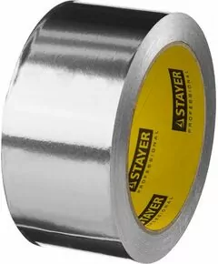 655218 - Алюминиевая лента, STAYER Professional 12268-50-25, до 120°С, 50мкм, 50мм х 25м (1)