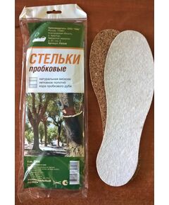 654766 - Стельки для обуви Пробковые (пробка + нетканое полотно) Пик РФ (1)