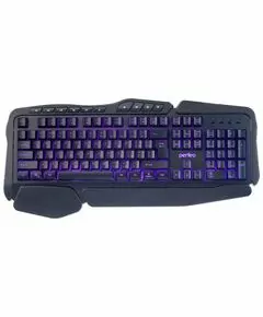 737708 - Perfeo клавиатура STRIKE Multimedia, GAME DESIGN, подсв. 3 цвет, USB, чёрный (1)