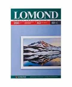 319583 - Фотобумага LOMOND д/струйной печати А3, 200г/м, 50л., односторонняя, глянцевая (0102024) (1)