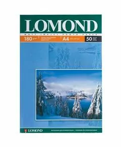 319591 - Фотобумага LOMOND д/струйной печати А4, 180г/м, 50л., односторонняя, матовая (0102014) (1)