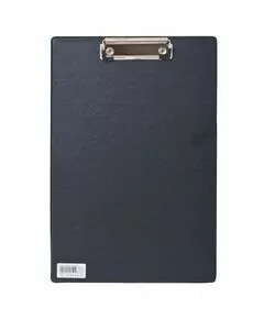 321921 - Доска-планшет BRAUBERG Comfort с верхним прижимом А4, 23*35см, картон/ПВХ, черная, 222657 (1)