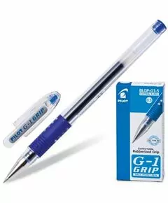 323936 - Ручка гелевая PILOT G-1 GRIP BLGP-G1-5, с рез.упором, 0,3 мм, синяя (1)