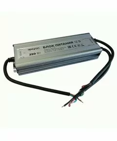 795655 - APEYRON Блок питания для св/д лент (ст) 12V 250W IP67 20.8А имп. алюм. сереб. 235x75x35 3г. 03-108 (1)