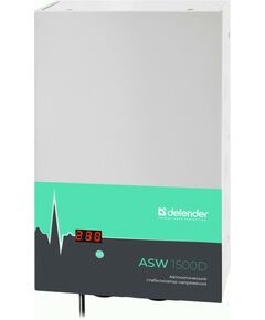 786345 - Defender стабилизатор напр. релейный тип ASW 1500D настенный 900Вт толщина 65мм, 2 роз., 99046 (1)
