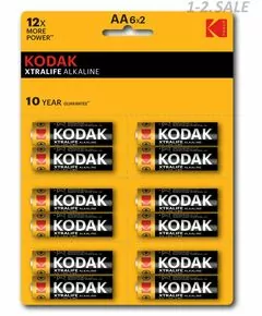 696948 - Э/п Kodak XTRALIFE LR6/316 12BL perforated (6x2BL) (1)