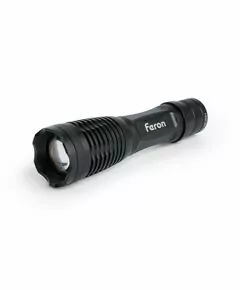 803469 - Feron Фонарь св/д 10W 250Lm аккум. 3,7V 2000mAh/Li-ion/3xААА USB ZOOM 5 реж, 40x40x145 TH2401 41683 (1)