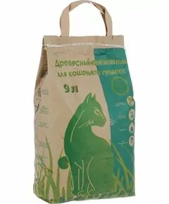724601 - Наполнитель для кош.туалета древесный HOMECAT 9л/3кг, арт.23954НС (1)