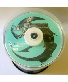20230 - DVD+R Mirex 16x, 4.7Gb printable inkjet Bulk/по100шт (1)