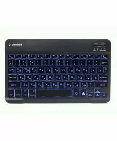 808456 - Беспроводная клавиатура Gembird KBW-4, 78кл, Bluetooth, ножн.тип клавиц, ультра-тонкая, 19487 (1)