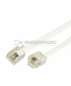 611609 - Телефонный удлинитель 25М белый REXANT цена за шт (10!), 18-3251 (1)