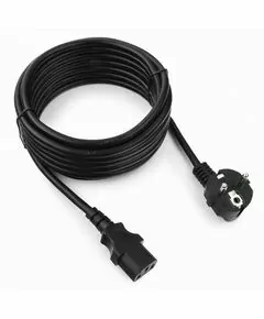 710814 - Cablexpert шнур сетевой C13 компьютерный PC-186-1-5M, 5м, Schuko- C13, 3x1мм, черн., земл., пакет (1)