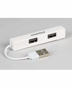 650310 - USB-Хаб Smartbuy 4 порта белый (SBHA-408-W) (1)