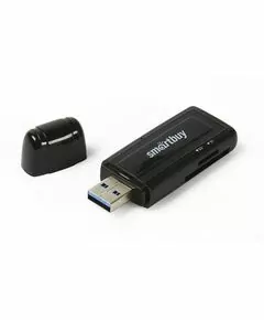 650350 - Картридер USB 3.0 Smartbuy черный (SBR-705-K) (1)
