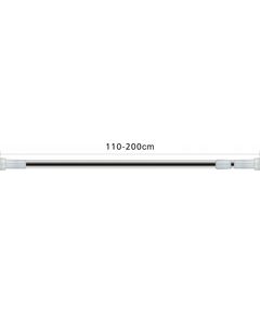 800625 - Карниз для ванной 110-200см(сталь,телескоп)хром,SS201/HB74901/Haiba (1)