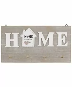 813015 - Ключница Home, 4 крючка, 25*13см, МДФ, металл, 5845 Волшебная страна (1)