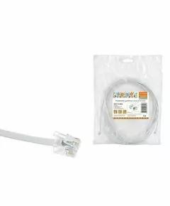 700064 - ТDM Телефонный удлинитель Народный 3м белый (10!) SQ0116-0002 (1)