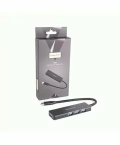 784430 - USB разветвитель/хаб Атом Type-C шт. 3.1 - 4xUSBгн. 3.0, 0,15 м (шт/гн), черн., 31006 (1)