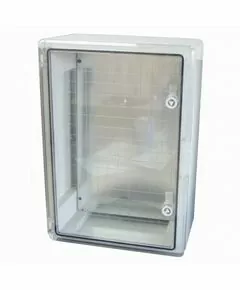821263 - AY-KA (АЙКА) щит (корпус) пласт. монт. панель ЩМП-П 400х500х180 прозр. дв. IP65 (Турция)AYKT405018 (1)