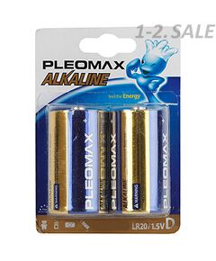 40482 - Элемент питания Pleomax LR20/373 BL2 (1)