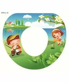 836586 - Сиденье д/унитаза мягкое детское С рисунком (32*31,5*3см), в ассортименте MPG4883 Мультипласт (1)