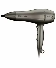 837645 - Фен BRAYER 3006BR, 2,2кВт, 2 cкорости, 3 режима, узкий концентратор, холодный воздух (1)