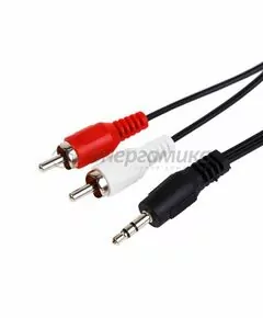 612244 - Аудио кабель Jack3,5 шт. стерео - 2RCAшт.. 1.2М (уп.10шт, цена за шт), СМАРТКИП 17-4202-8 (1)