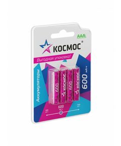 837763 - Ак-р Космос /R03 600mAh Ni-MH BL4 KOCR03NIMH600mAh4BL (1)