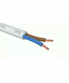 852602 - Провод ПВС 2х0,75 (бухта 50м) ГОСТ белый ЭРА 58808 (1)