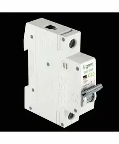 852673 - SIGMA Electric автоматический выкл. SND6000 1P 20A 6кА х-ка C 6SM120C (ТУРЦИЯ) (1)