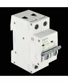 852687 - SIGMA Electric автоматический выкл. SND6000 2P 40A 6кА х-ка C 6SM240C (ТУРЦИЯ) (1)