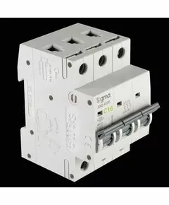 852694 - SIGMA Electric автоматический выкл. SND6000 3P 16A 6кА х-ка C 6SM316C (ТУРЦИЯ) (1)