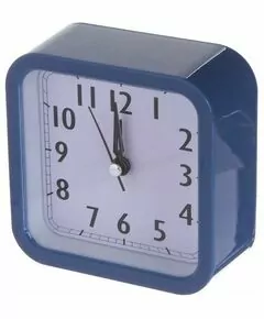 864042 - Perfeo Quartz часы-будильник PF-TC-019, квадратные 10*10 см, синие (1)