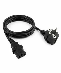 710800 - Cablexpert шнур сетевой C13 компьютерный 1.8м, Schuko- C13, VDE, 10А, 3x0,75мм, черн., земл., пакет (1)