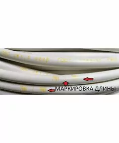 723827 - Провод ПВС 2х1,5 100м (ГОСТ)(РЭМЗ/TDM г Рыбинск) ш белый с маркировкой длины (1)