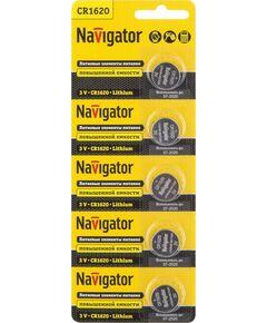 200838 - Элемент питания Navigator CR1620 BL5 (1)
