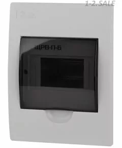 699259 - ЭРА SIMPLE бокс (корпус) пластик ЩРВ-П- 6 мод. встраиваемый IP41 (1)